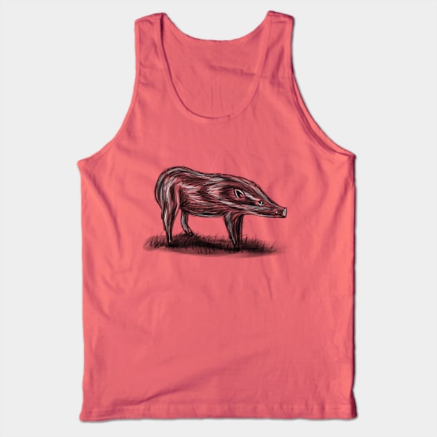 Pygmy Hog Tank Top by Aniket Patel